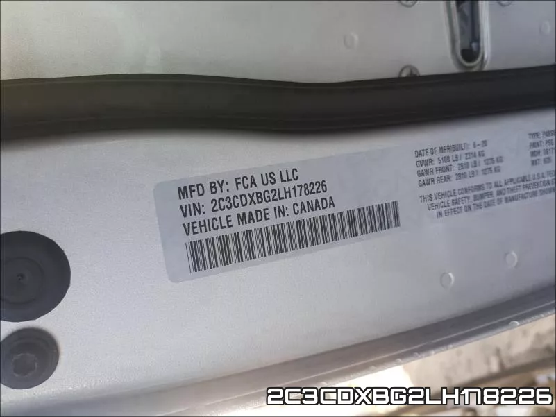 2C3CDXBG2LH178226 фото 2