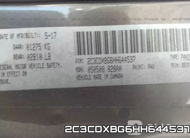 2C3CDXBG6HH644537 фото 9