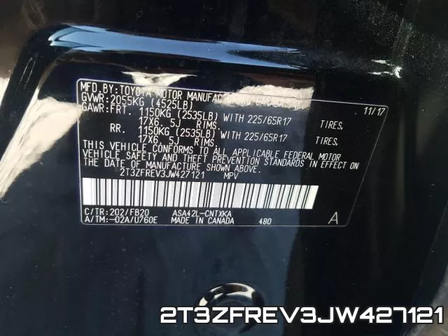2T3ZFREV3JW427121 фото 2