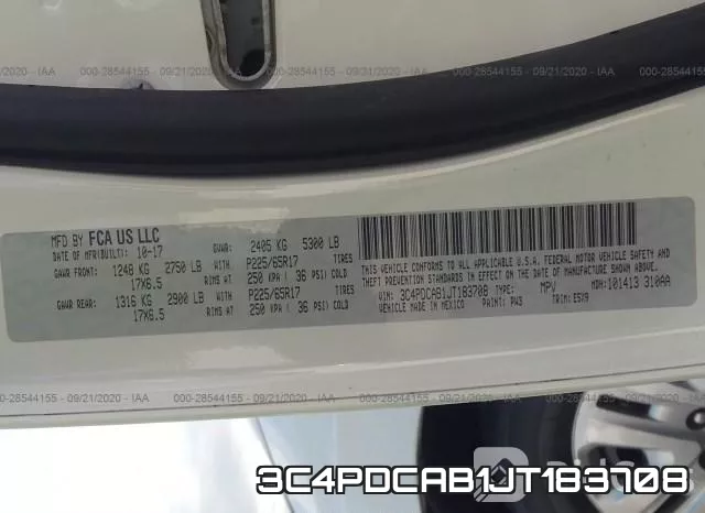 3C4PDCAB1JT183708 фото 10