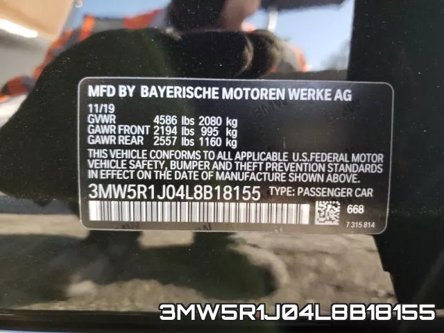 3MW5R1J04L8B18155 фото 2