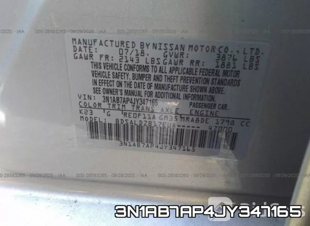 3N1AB7AP4JY347165 фото 10
