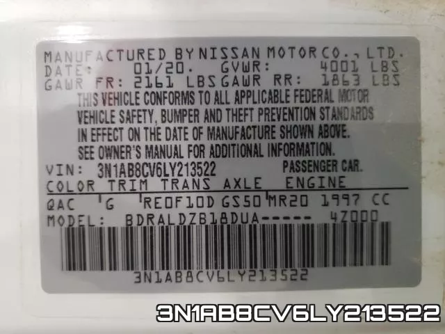 3N1AB8CV6LY213522 фото 2