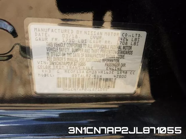 3N1CN7AP2JL871055 фото 2
