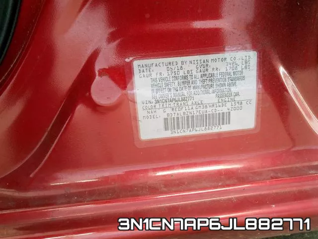 3N1CN7AP6JL882771 фото 2
