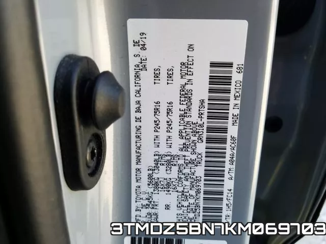 3TMDZ5BN7KM069703 фото 2
