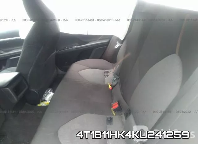 4T1B11HK4KU241259 фото 9
