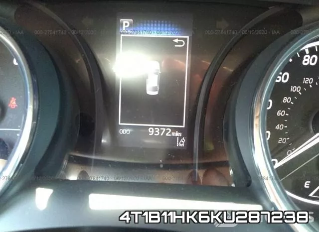 4T1B11HK6KU287238 фото 8