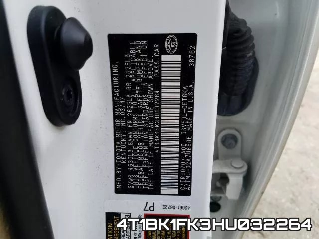 4T1BK1FK3HU032264 фото 2