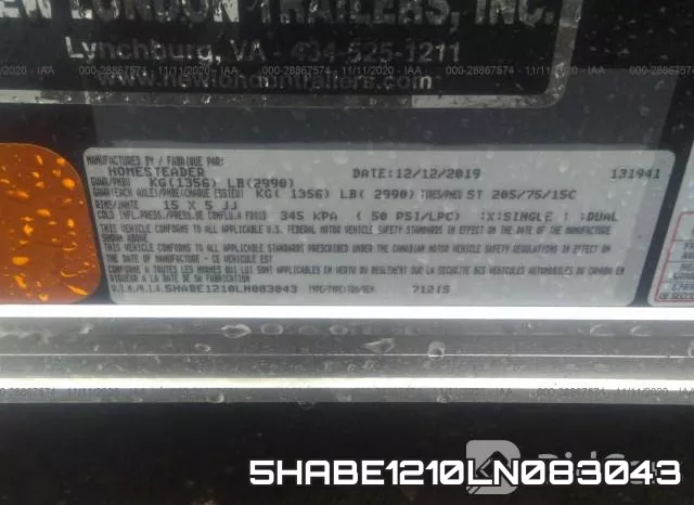 5HABE1210LN083043 фото 9