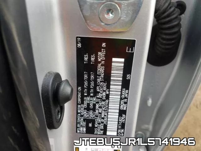 JTEBU5JR1L5741946 фото 2