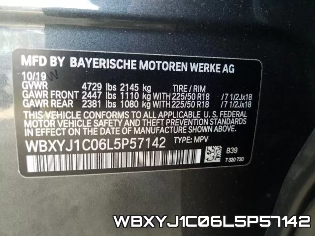 WBXYJ1C06L5P57142 фото 2