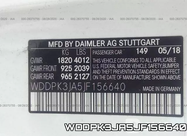 WDDPK3JA5JF156640 фото 9