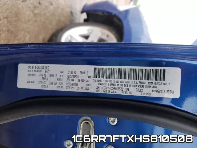 1C6RR7FTXHS810508 фото 2