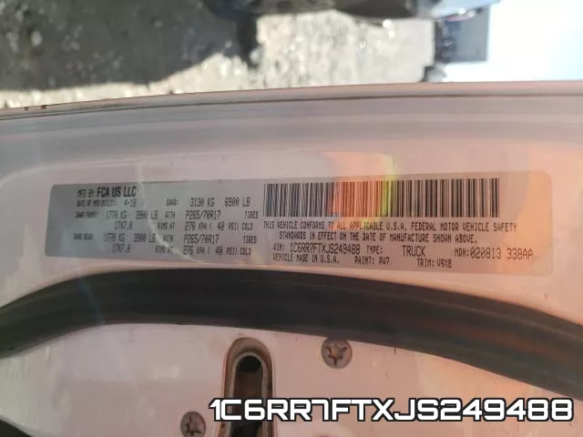 1C6RR7FTXJS249488 фото 2