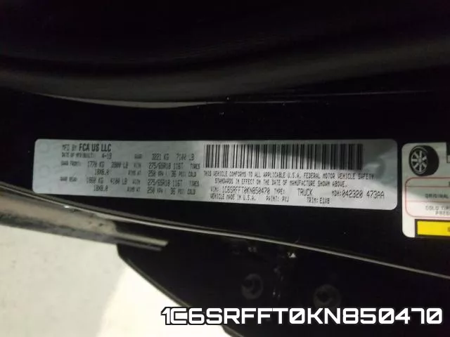 1C6SRFFT0KN850470 фото 2