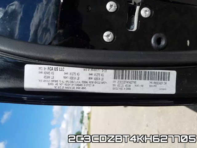 2C3CDZBT4KH627705 фото 2