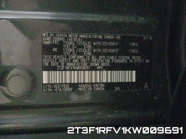 2T3F1RFV1KW009691 фото 2
