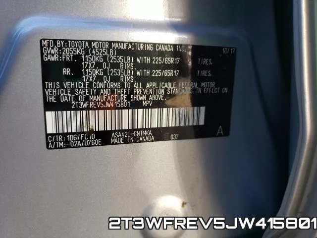 2T3WFREV5JW415801 фото 2