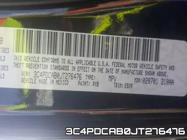 3C4PDCAB0JT276476 фото 2