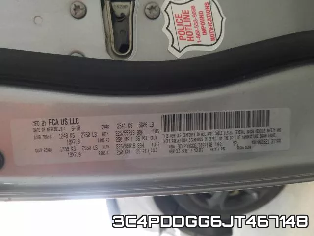 3C4PDDGG6JT467148 фото 2