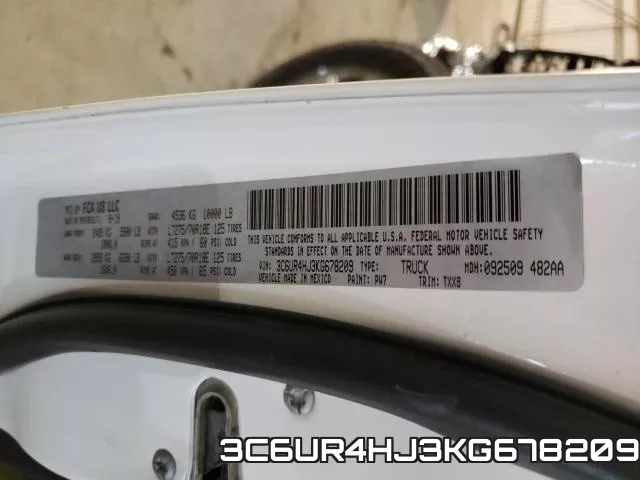 3C6UR4HJ3KG678209 фото 2
