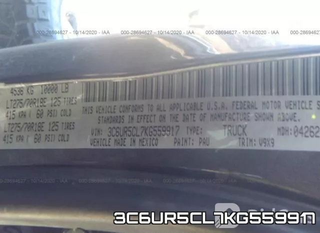 3C6UR5CL7KG559917 фото 10