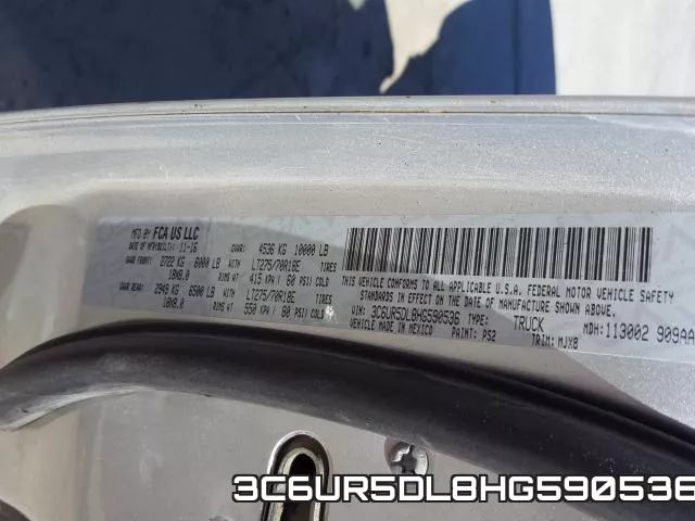 3C6UR5DL8HG590536 фото 2