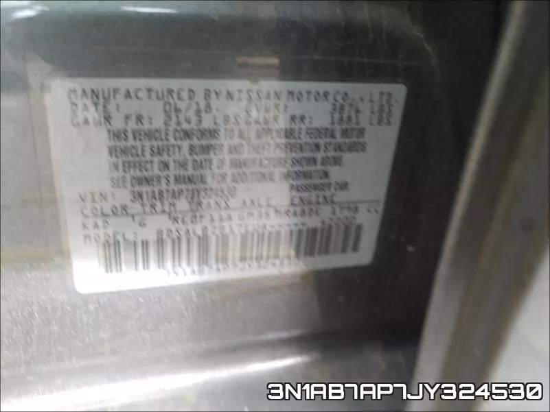 3N1AB7AP7JY324530 фото 2
