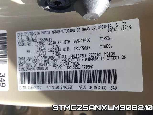 3TMCZ5ANXLM308210 фото 2
