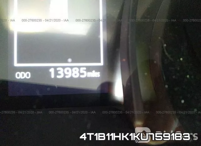 4T1B11HK1KU759183 фото 8