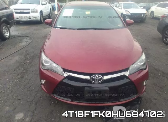4T1BF1FK0HU684702 фото 7