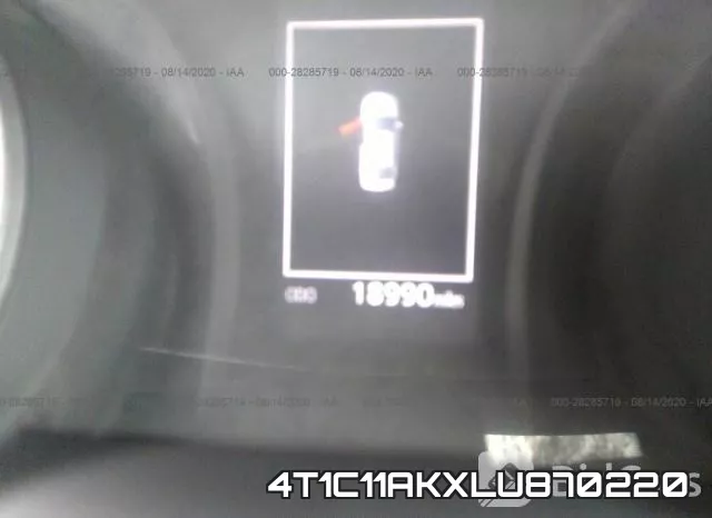 4T1C11AKXLU870220 фото 7