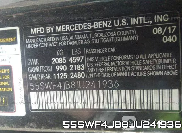 55SWF4JB8JU241936 фото 10