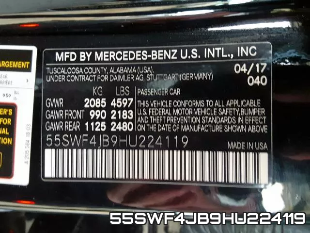 55SWF4JB9HU224119 фото 2