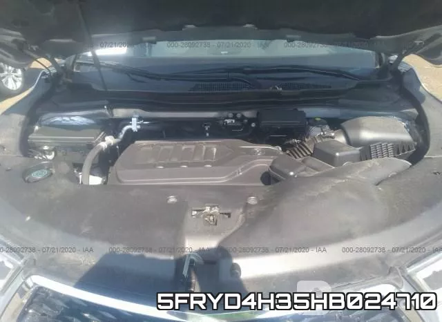 5FRYD4H35HB024710 фото 2