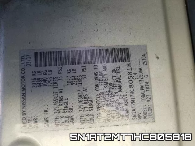 5N1AT2MT7HC805818 фото 2