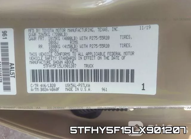 5TFHY5F15LX901207 фото 10