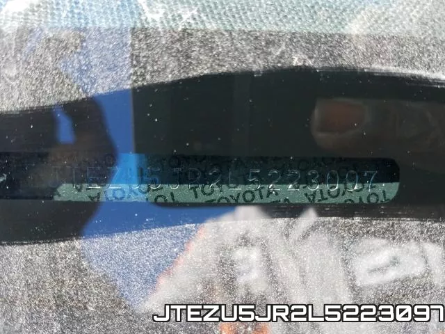 JTEZU5JR2L5223097 фото 2