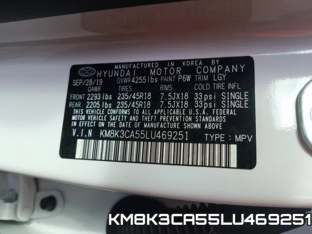 KM8K3CA55LU469251 фото 2