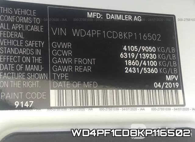 WD4PF1CD8KP116502 фото 10