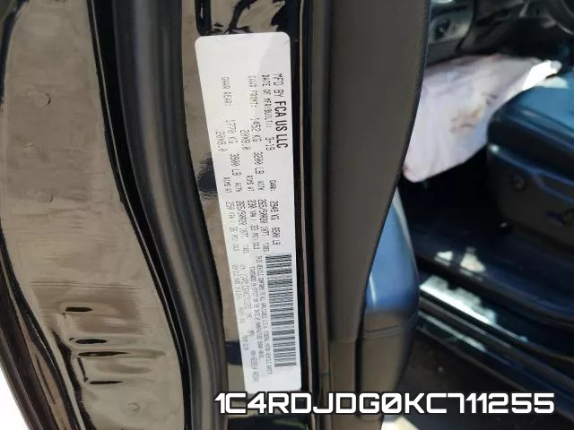 1C4RDJDG0KC711255 фото 2