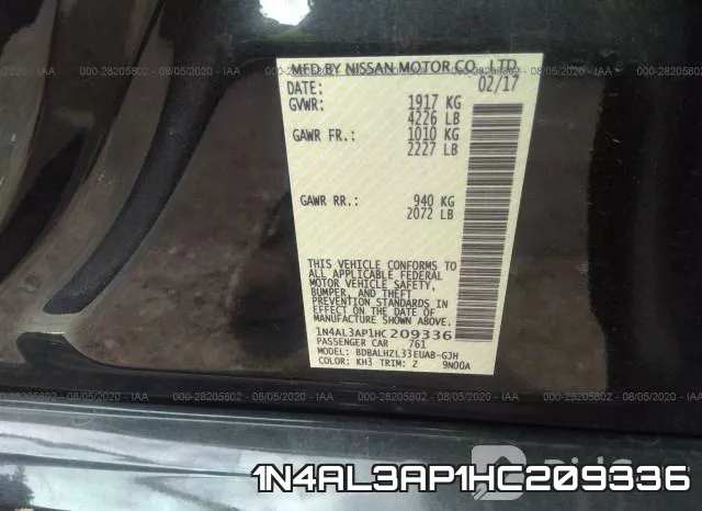1N4AL3AP1HC209336 фото 10