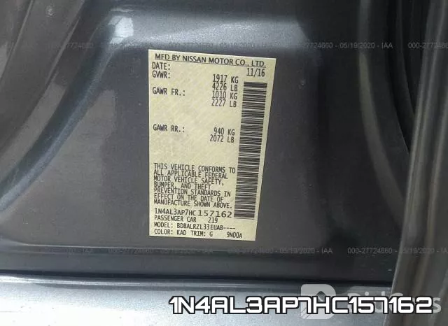 1N4AL3AP7HC157162 фото 10