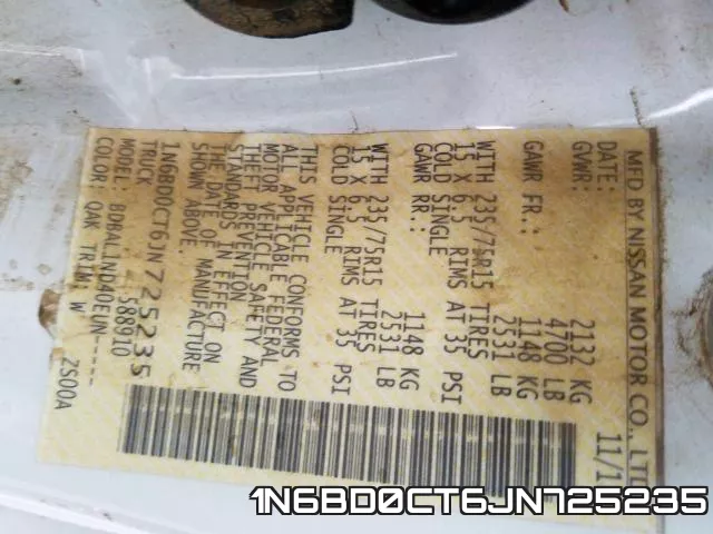 1N6BD0CT6JN725235 фото 2
