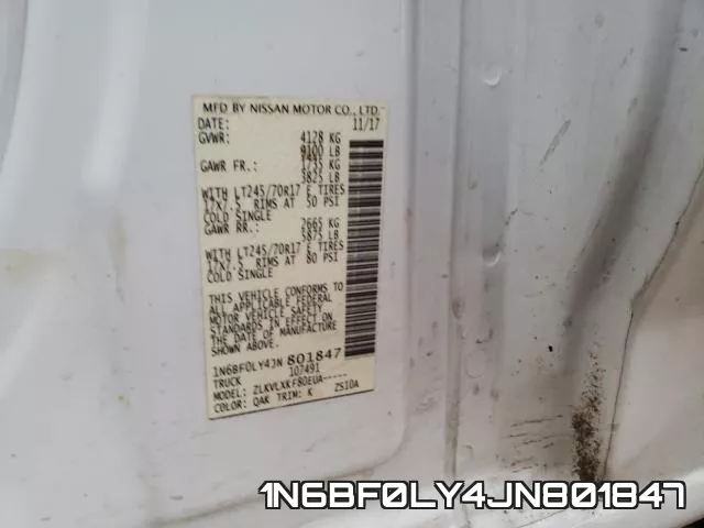 1N6BF0LY4JN801847 фото 2