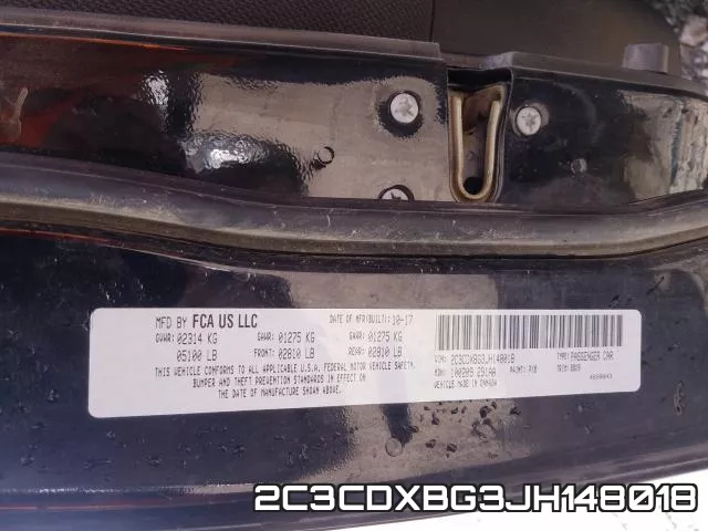 2C3CDXBG3JH148018 фото 2