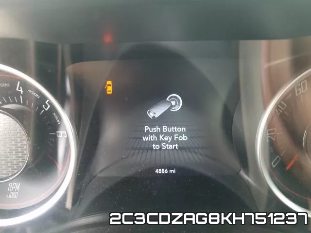 2C3CDZAG8KH751237 фото 9
