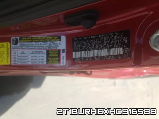 2T1BURHEXHC916588 фото 2