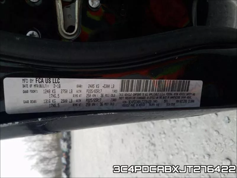3C4PDCABXJT276422 фото 2
